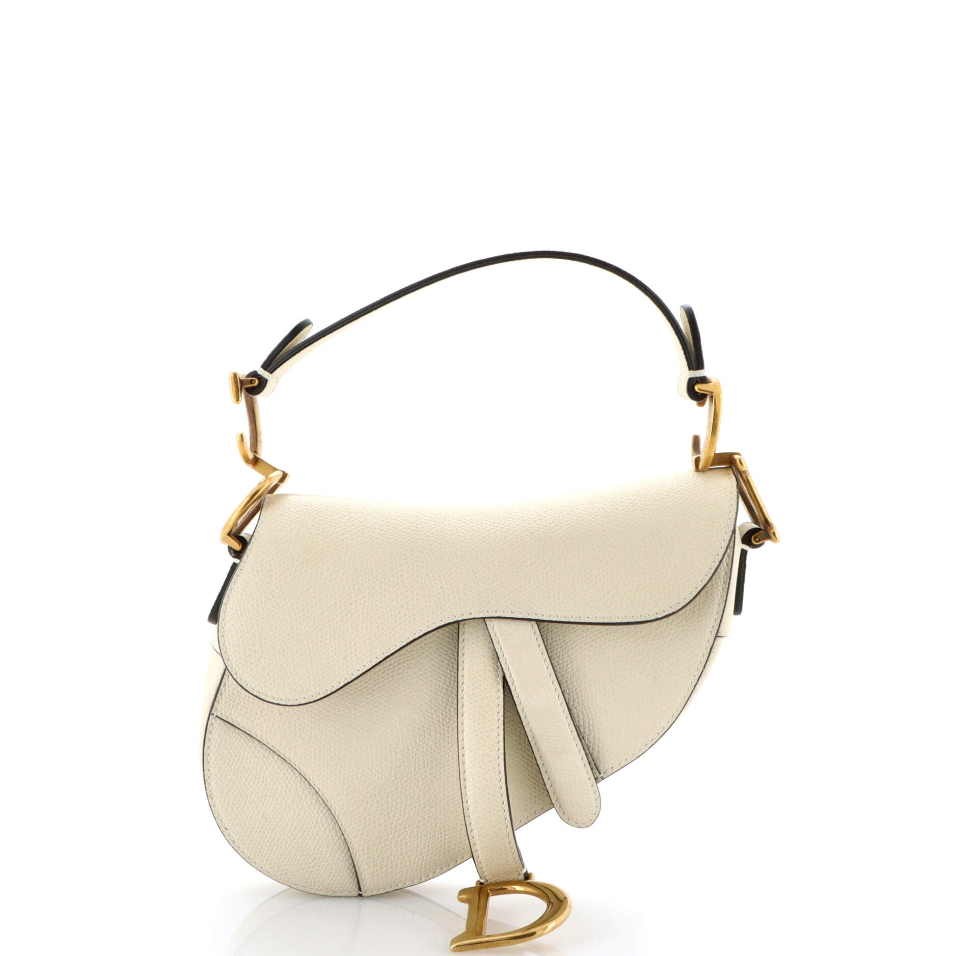 Saddle Handbag Leather Mini