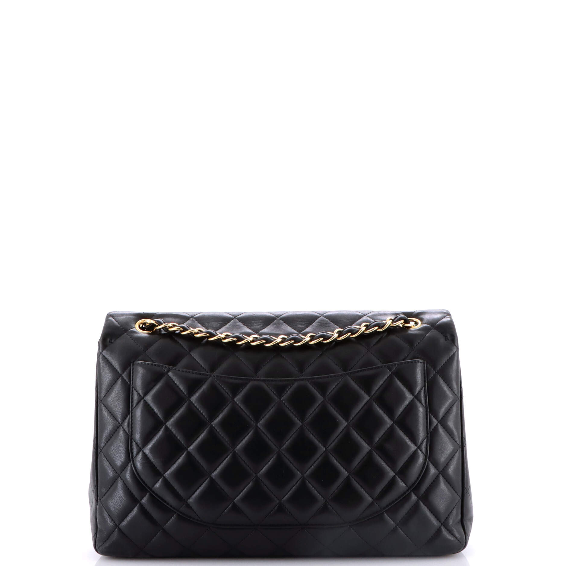 Classic Double Flap Bag Quilted Lambskin Maxi