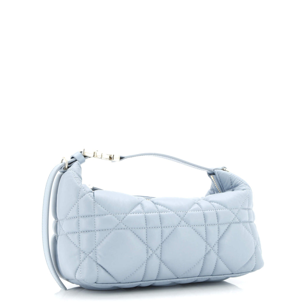 DiorTravel Nomad Pouch Macrocannage Quilt Calfskin Medium