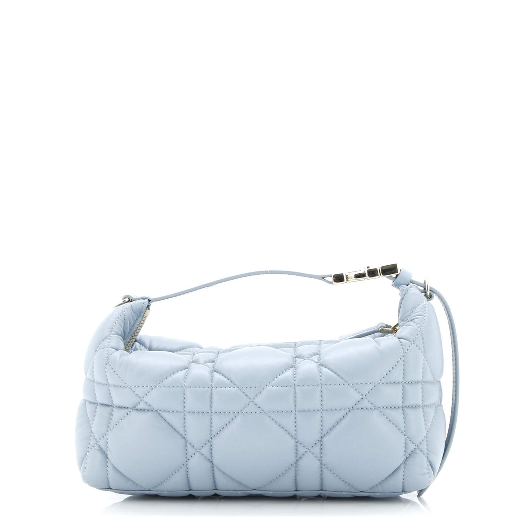 DiorTravel Nomad Pouch Macrocannage Quilt Calfskin Medium
