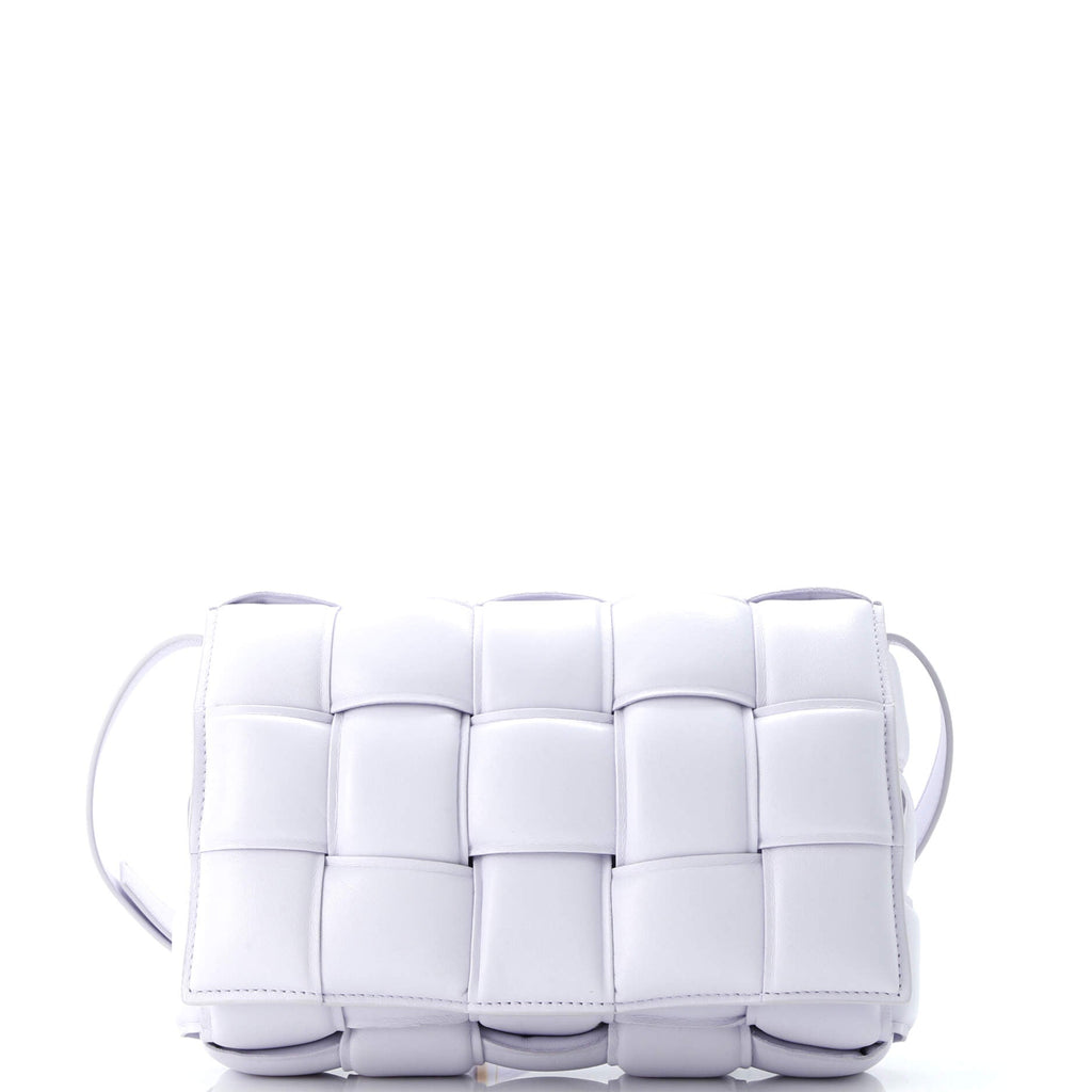 Cassette Crossbody Bag Padded Maxi Intrecciato Leather