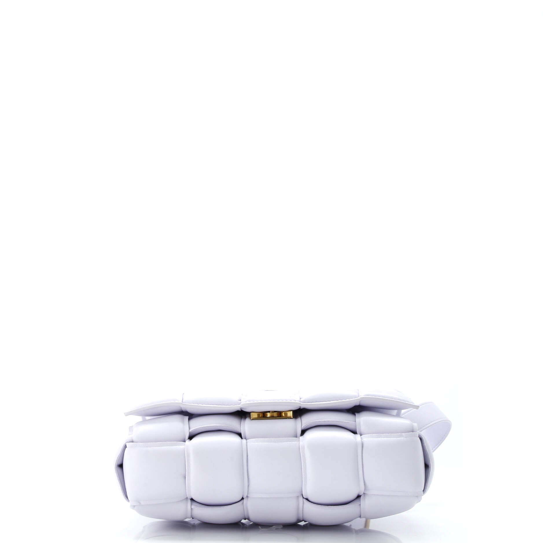 Cassette Crossbody Bag Padded Maxi Intrecciato Leather