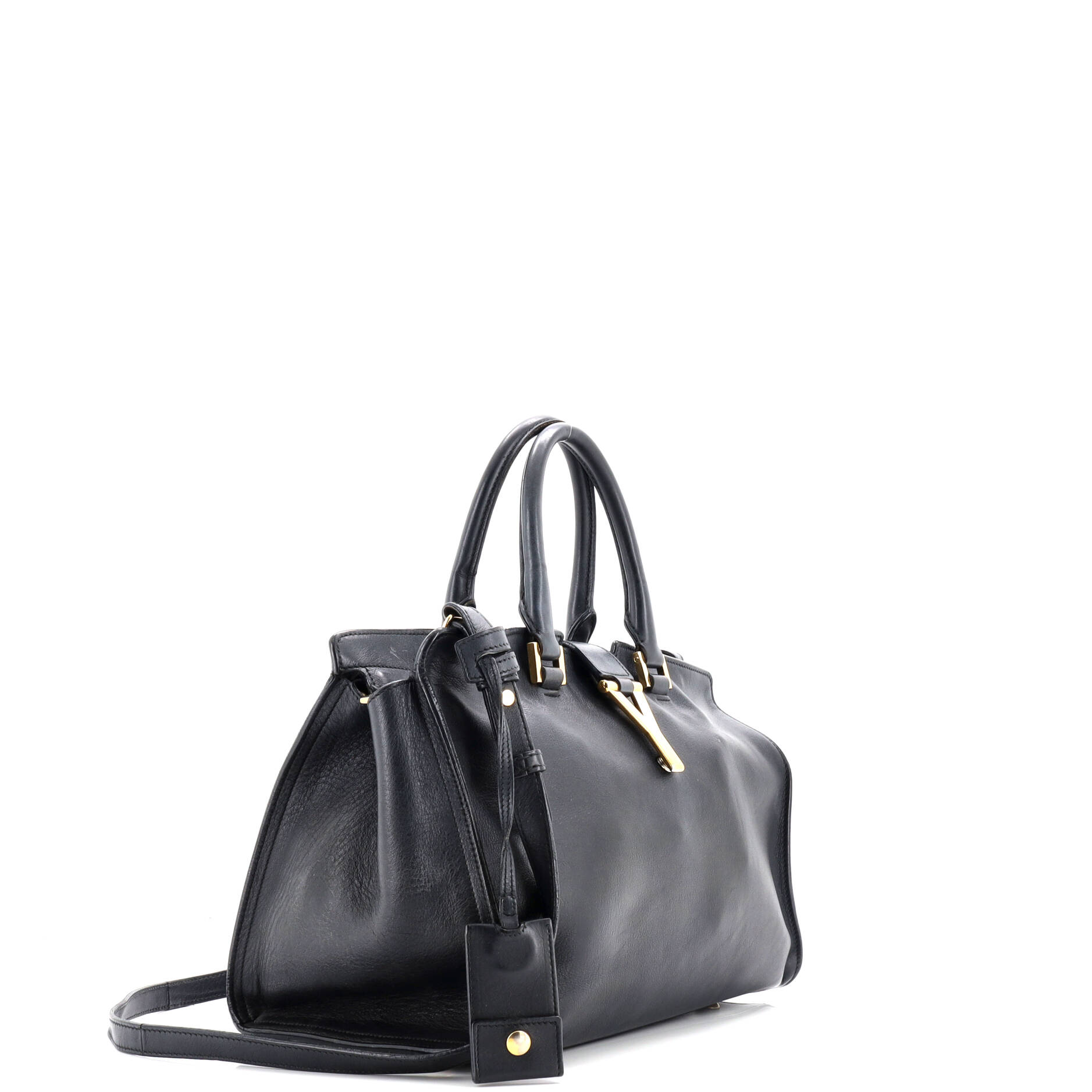 Classic Y Cabas Leather Small