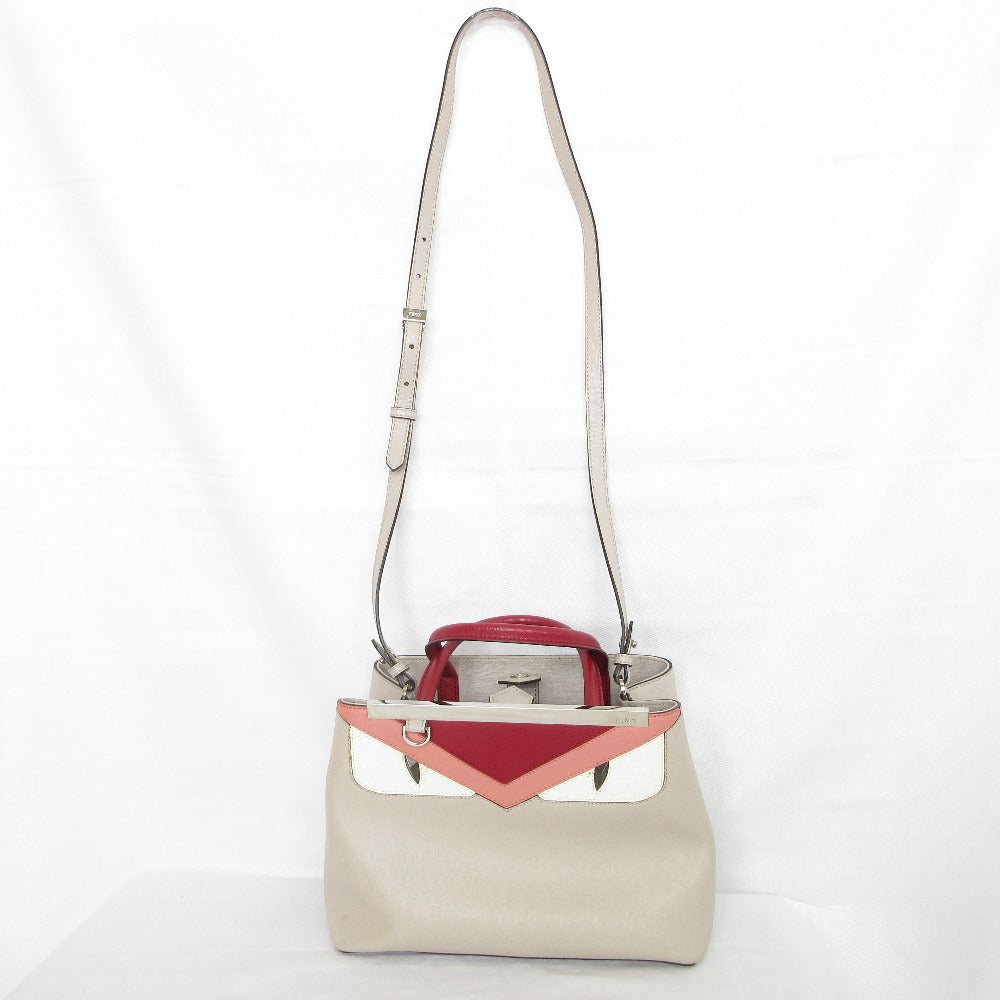 Fendi Petit 2Jours Monster Leather 2way Handbag