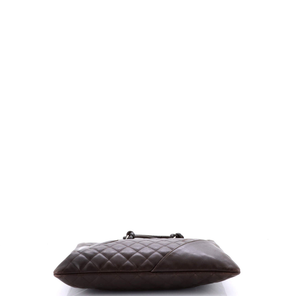 Cambon Flat Tote Quilted Leather