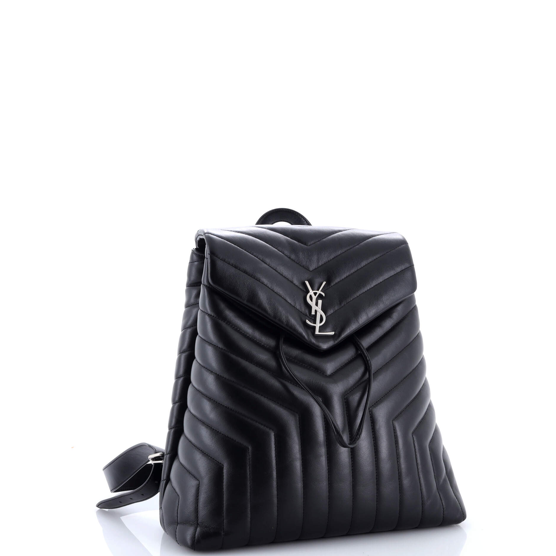 LouLou Backpack Matelasse Chevron Leather Medium