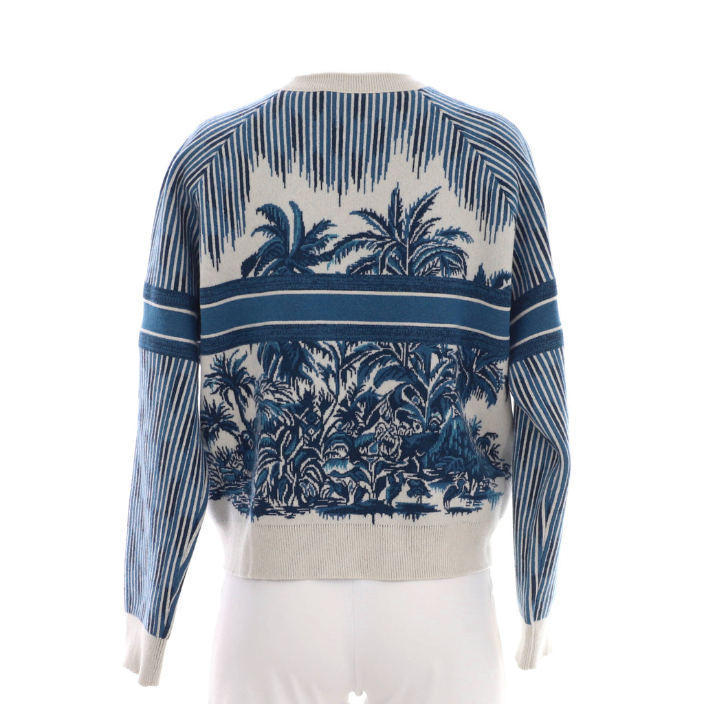 Women's Logo Crewneck Sweater Cashmere and Wool Blend