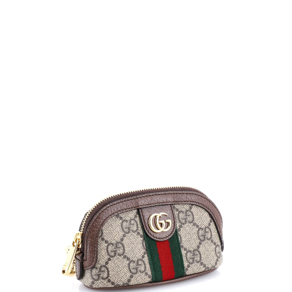 Ophidia Key Pouch GG Coated Canvas