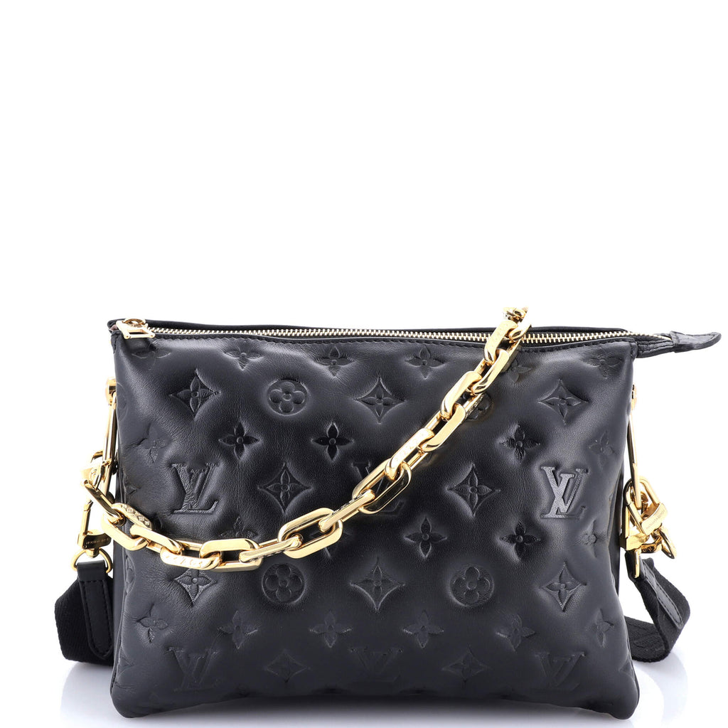 Coussin Bag Monogram Embossed Lambskin PM