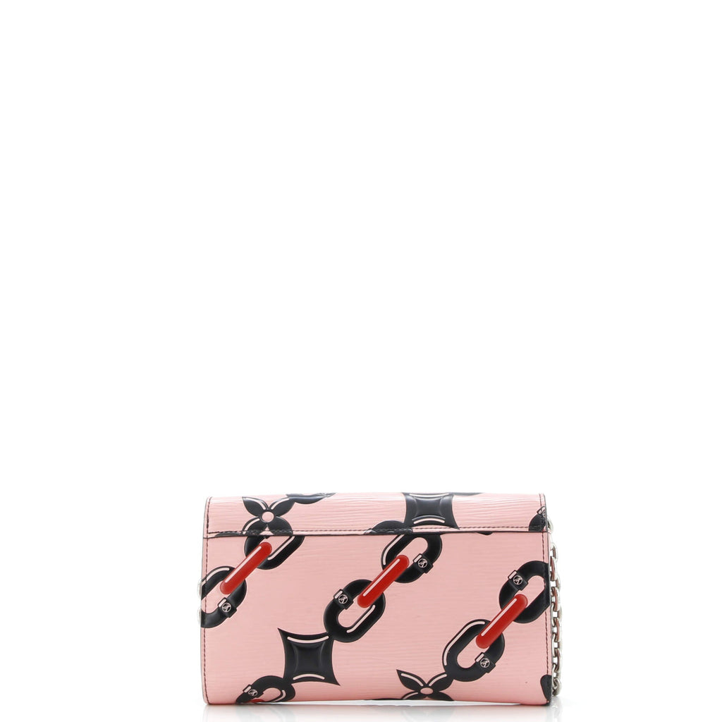 Twist Chain Wallet Limited Edition Print Epi Leather