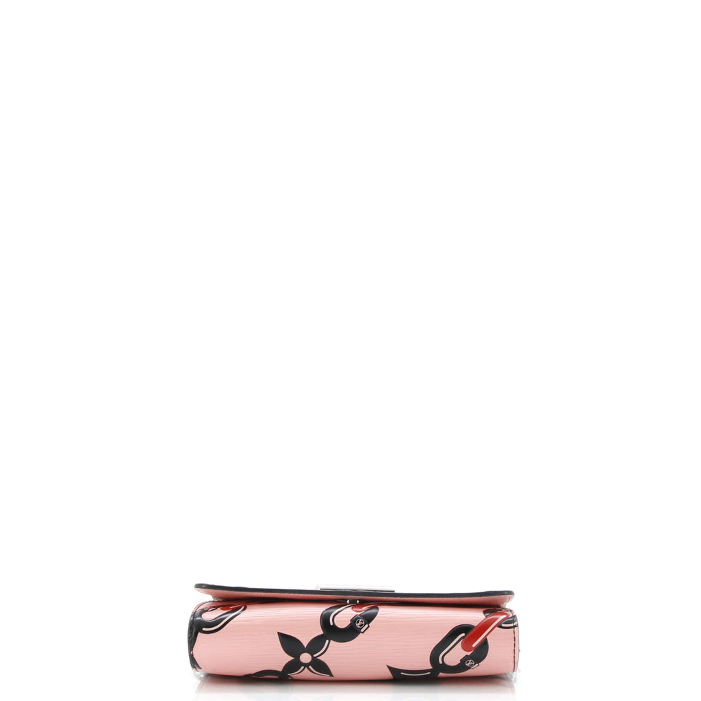 Twist Chain Wallet Limited Edition Print Epi Leather