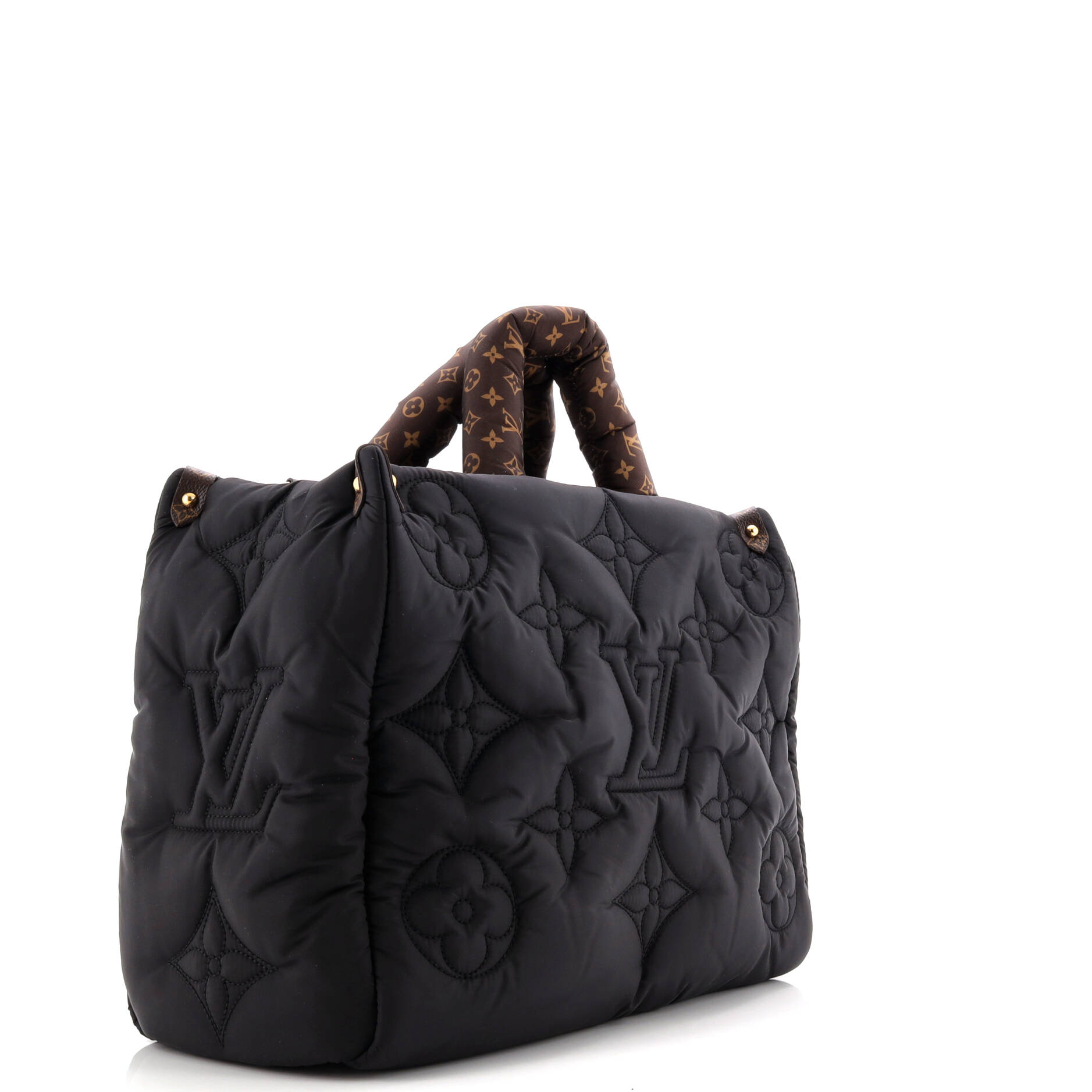 Pillow OnTheGo Tote Monogram Quilted Econyl Nylon MM