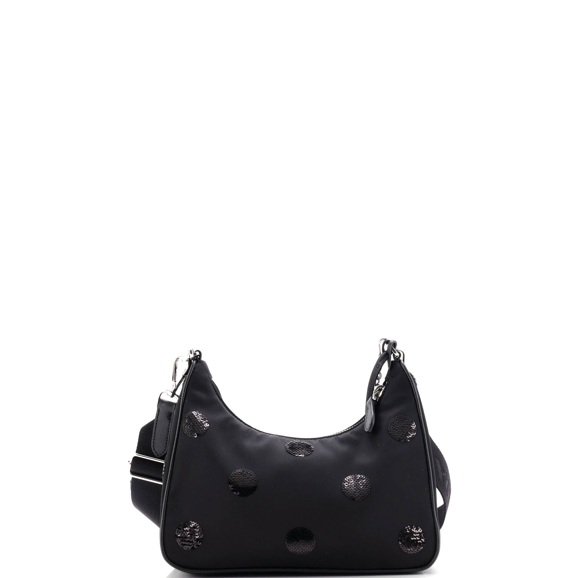 Re-Edition 2005 Shoulder Bag Sequin Embellished Tessuto Small