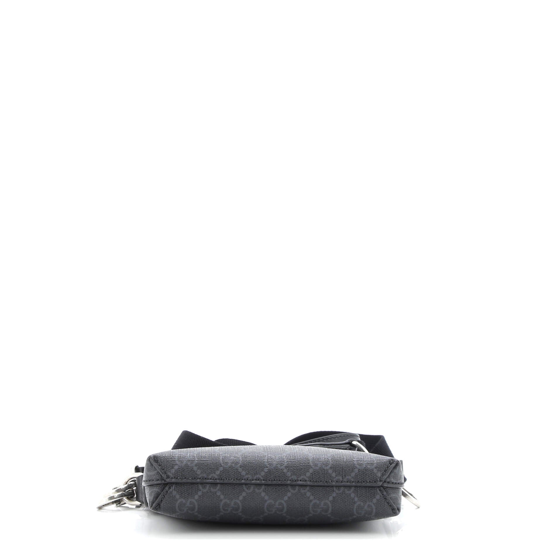 Interlocking G Patch Wristlet Messenger Bag GG Coated Canvas Mini