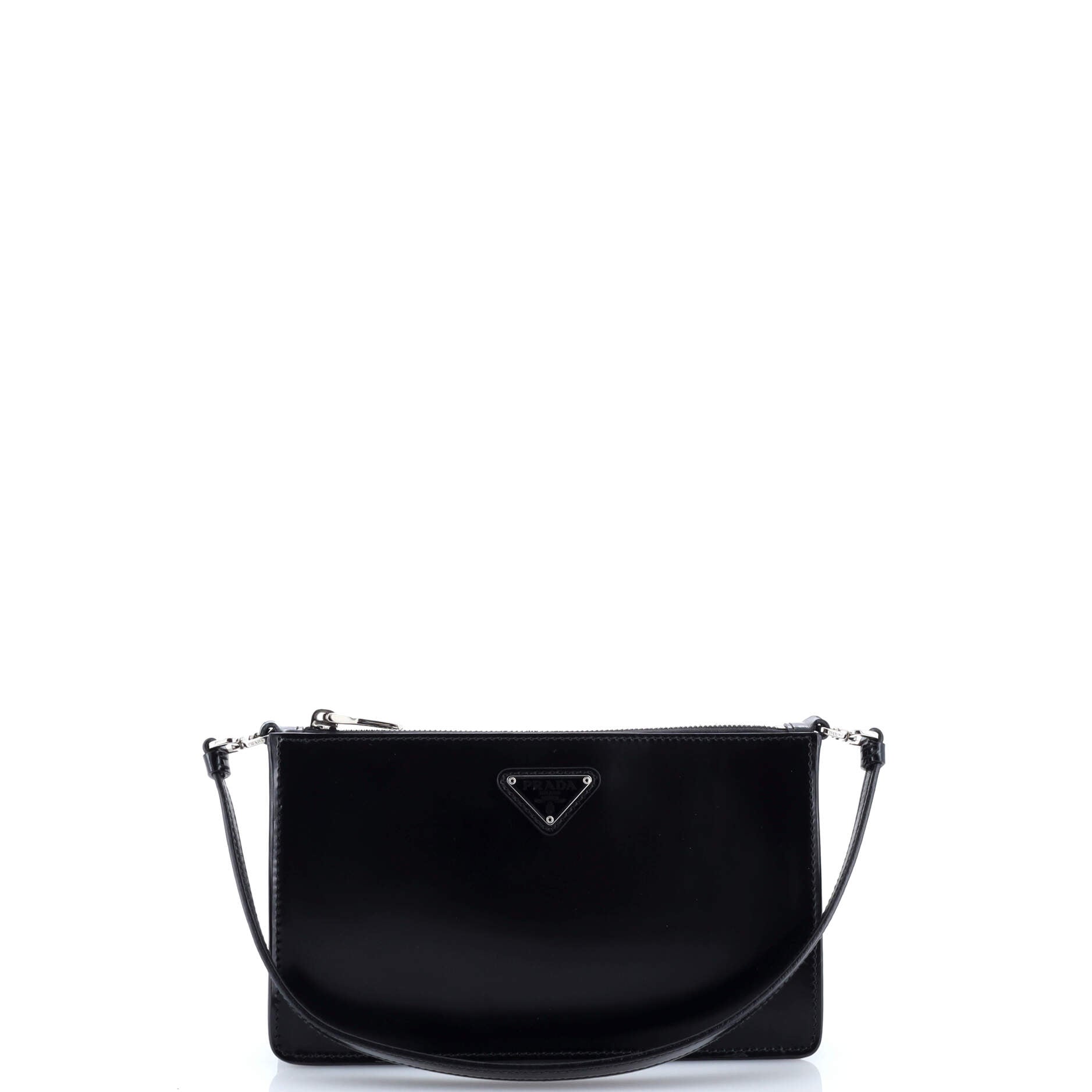 Zip Shoulder Bag Spazzolato Leather Mini