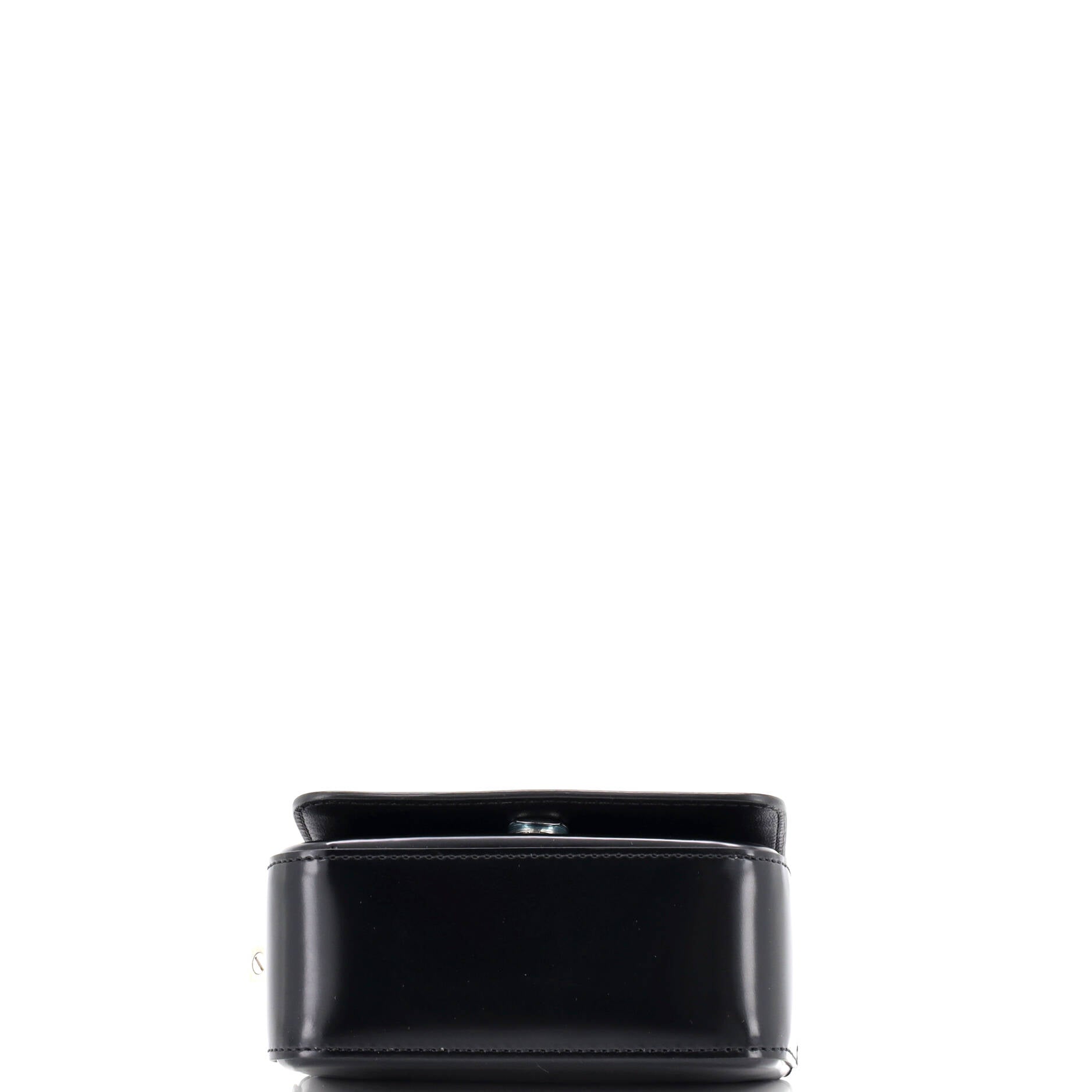 FF Chain Clutch Bag Leather Nano