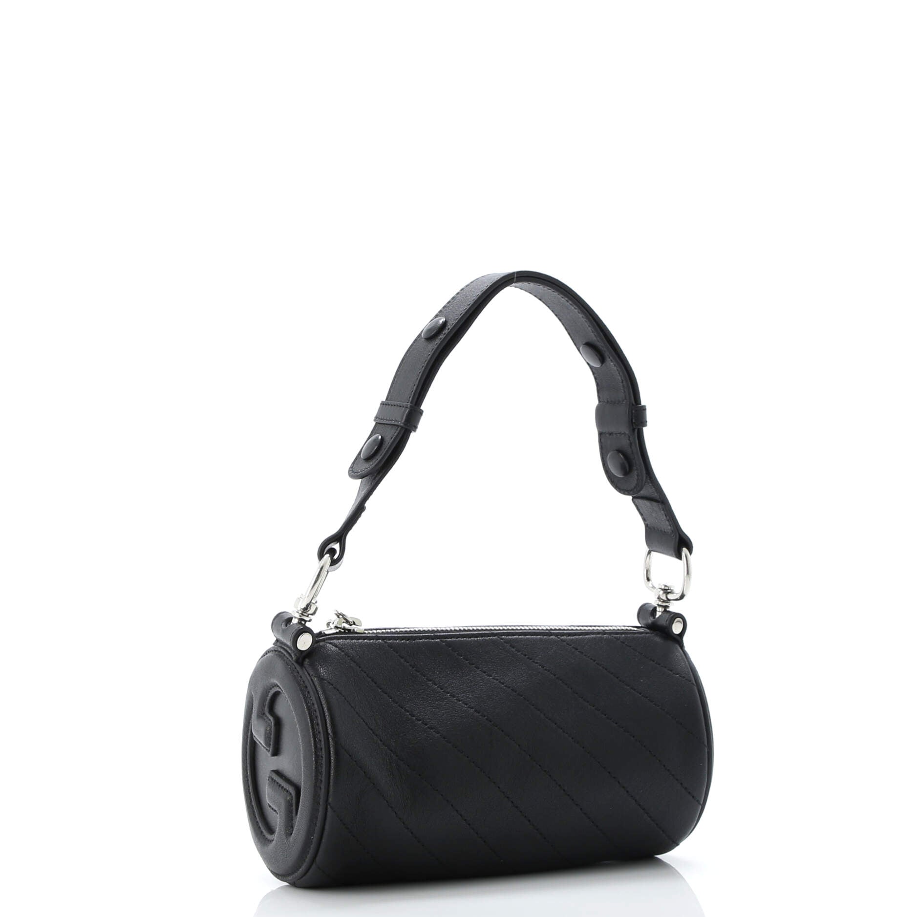 Blondie Shoulder Bag Diagonal Quilted Leather Mini