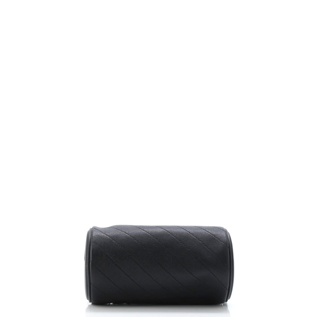 Blondie Shoulder Bag Diagonal Quilted Leather Mini