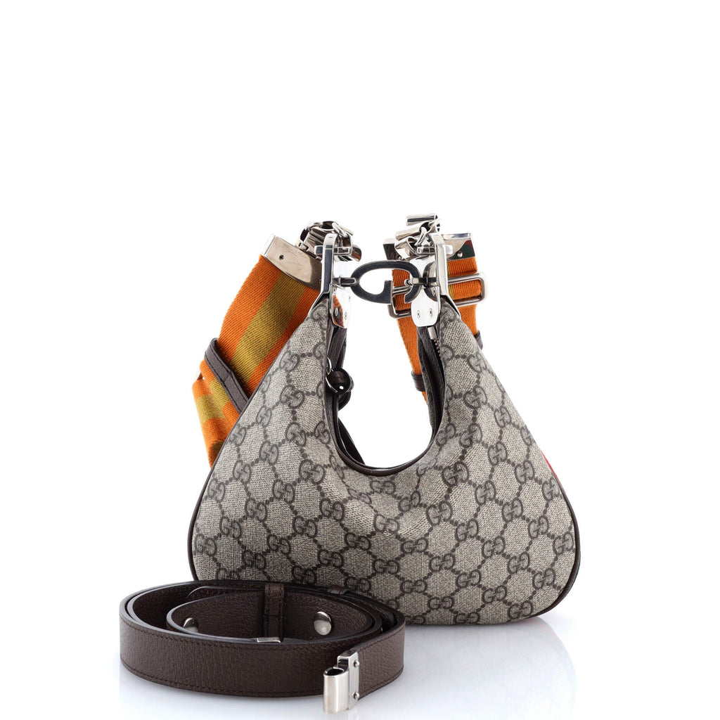 Attache Shoulder Bag GG Coated Canvas Small