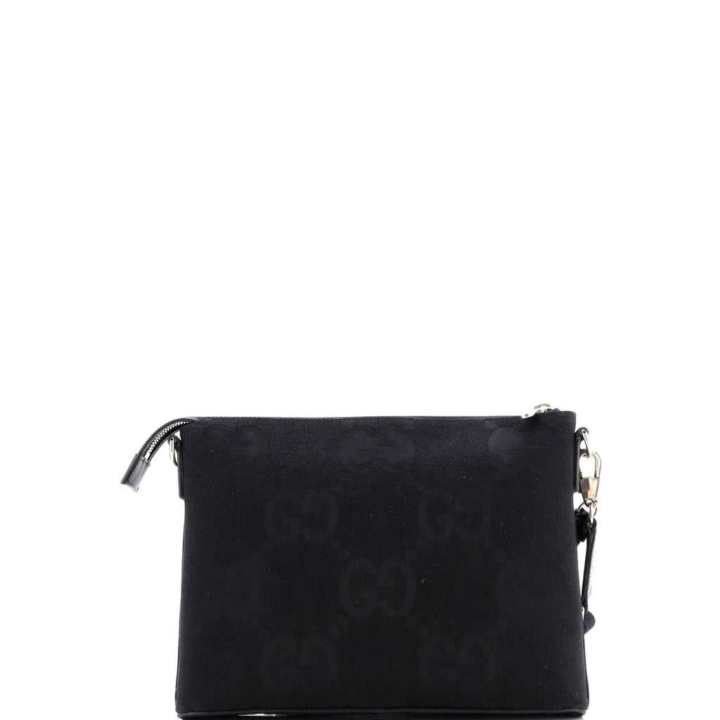 Zip Messenger Bag Jumbo GG Canvas