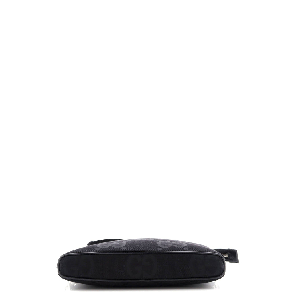 Zip Messenger Bag Jumbo GG Canvas