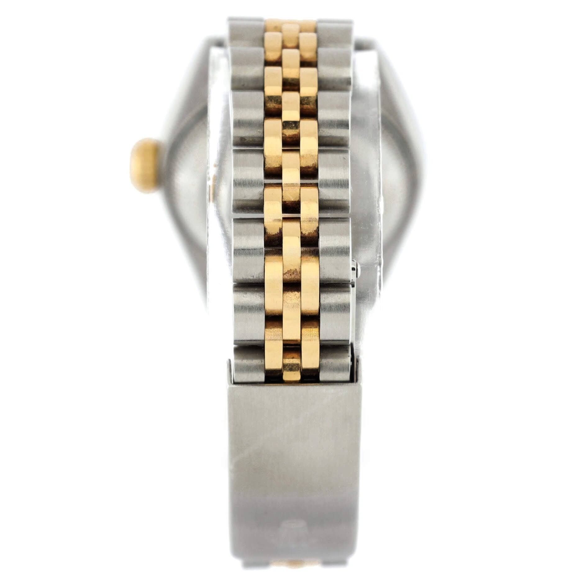Oyster Perpetual Datejust Automatic Watch Stainless Steel and Yellow Gold with Diamond Markers 26