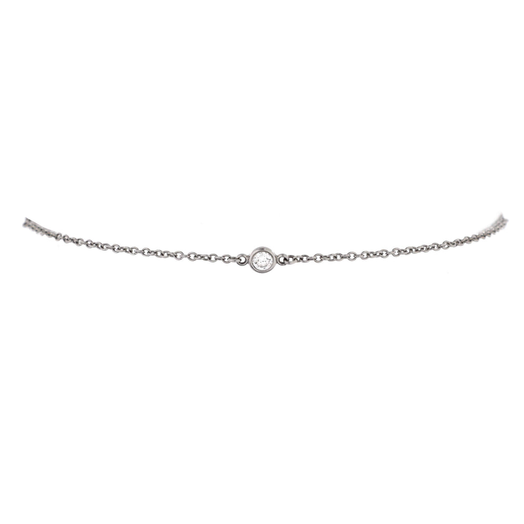 Elsa Peretti Diamonds by the Yard 3 Stone Bracelet Platinum with Diamonds