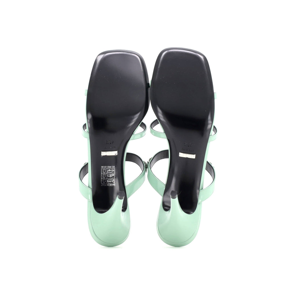 Women's Horsebit Cage Heeled Sandals Leather