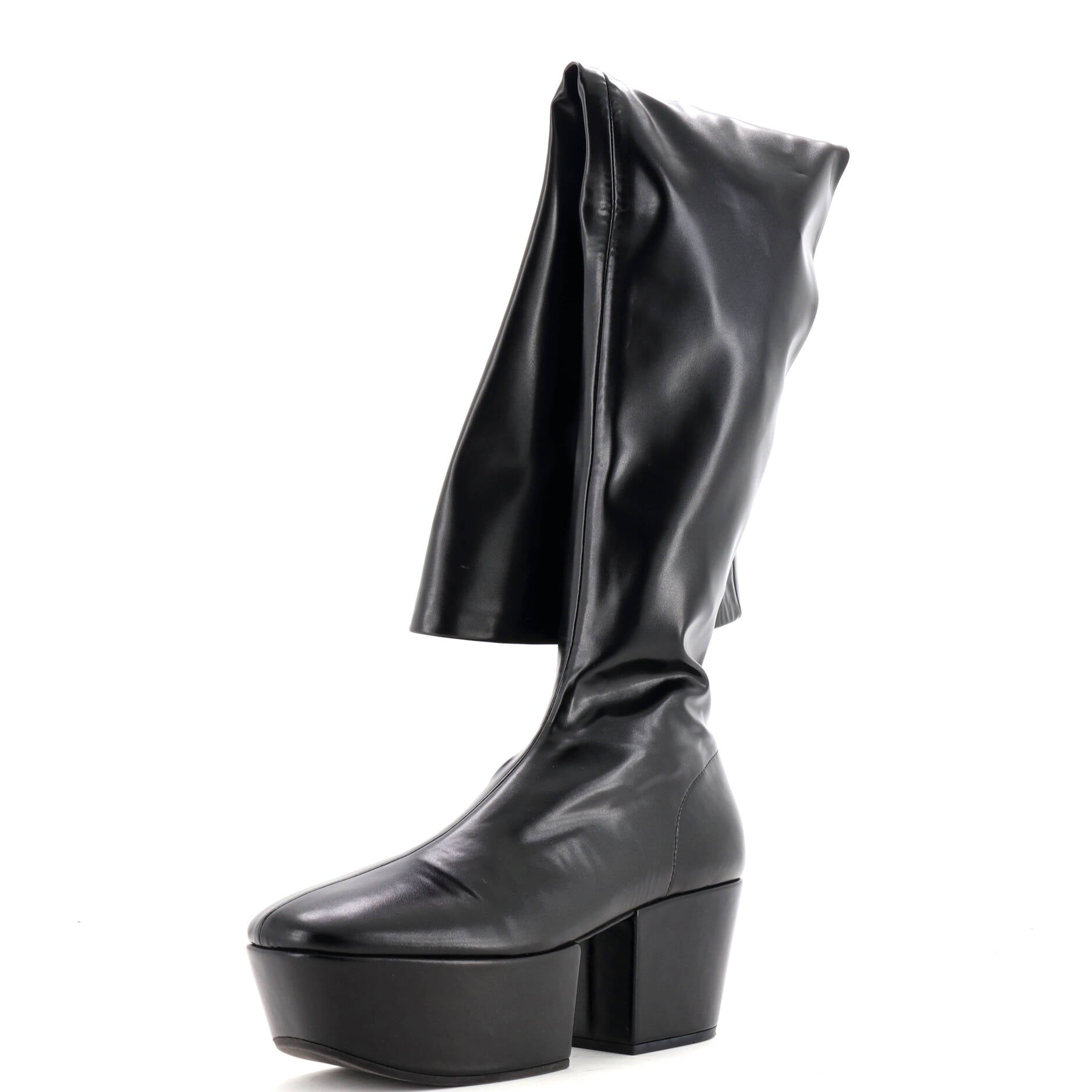 Women's Platform High Boots Leather