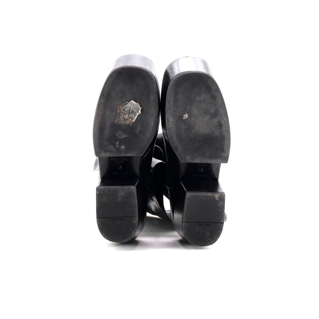 Women's Platform High Boots Leather