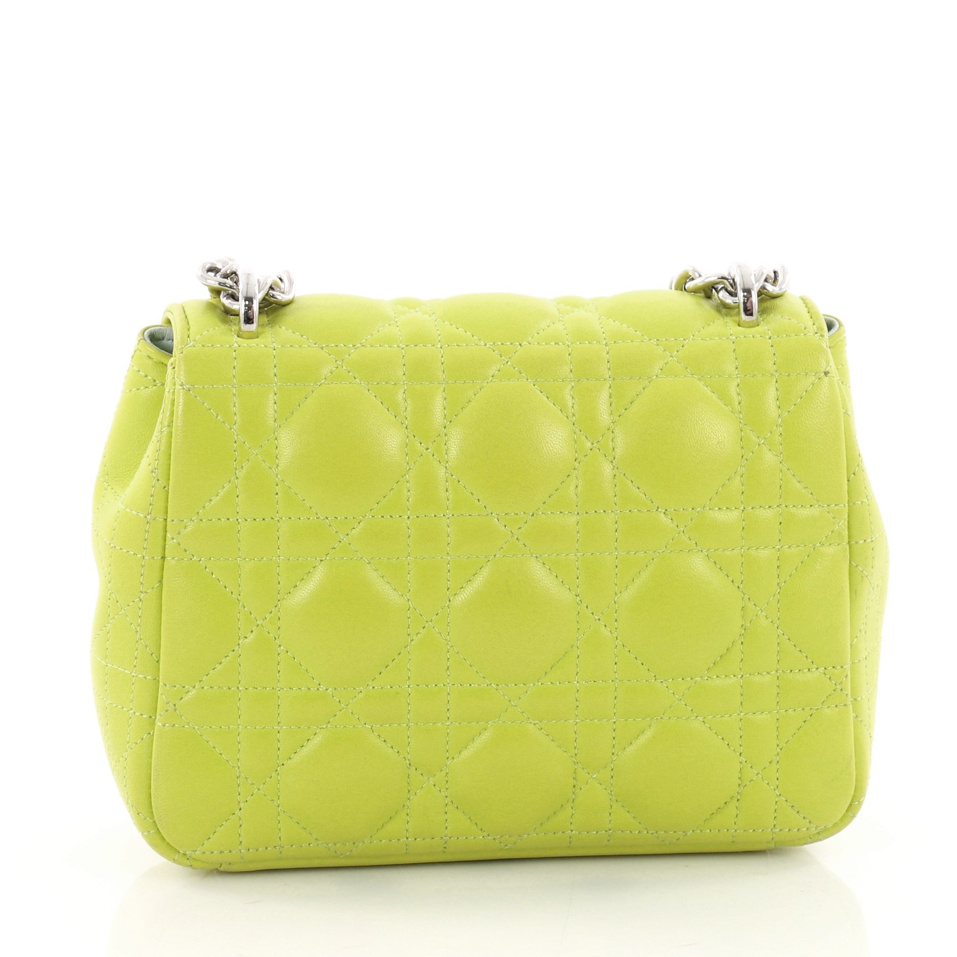 Miss Dior Long Chain Handbag Cannage Quilt Lambskin Mini