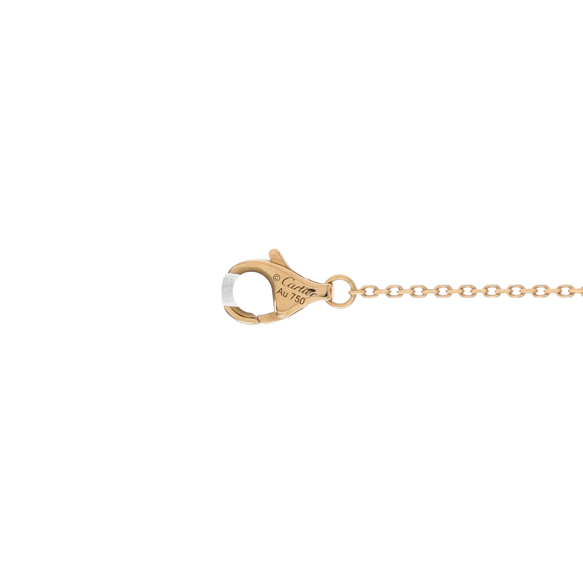 Trinity Chain Bracelet 18K Tricolor Gold and Diamonds