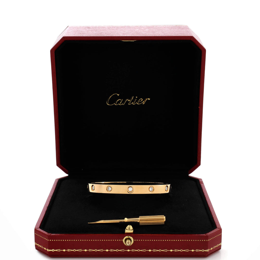 Love 10 Diamond Bracelet 18K Yellow Gold with Diamonds
