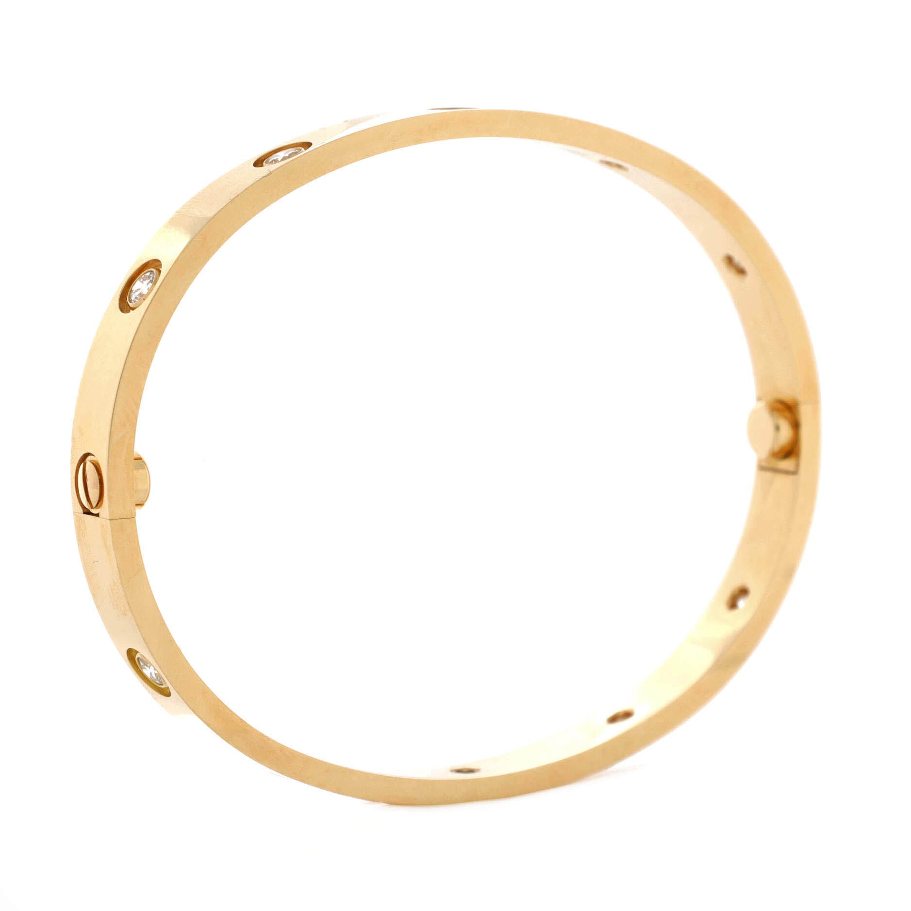 Love 10 Diamond Bracelet 18K Yellow Gold with Diamonds