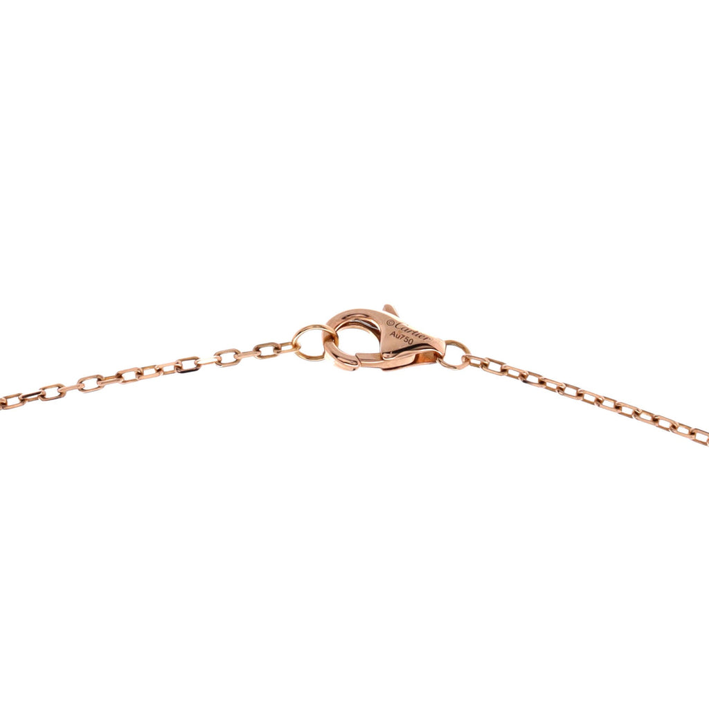 Trinity Diamond Pendant Necklace 18K Tricolor Gold and Diamond