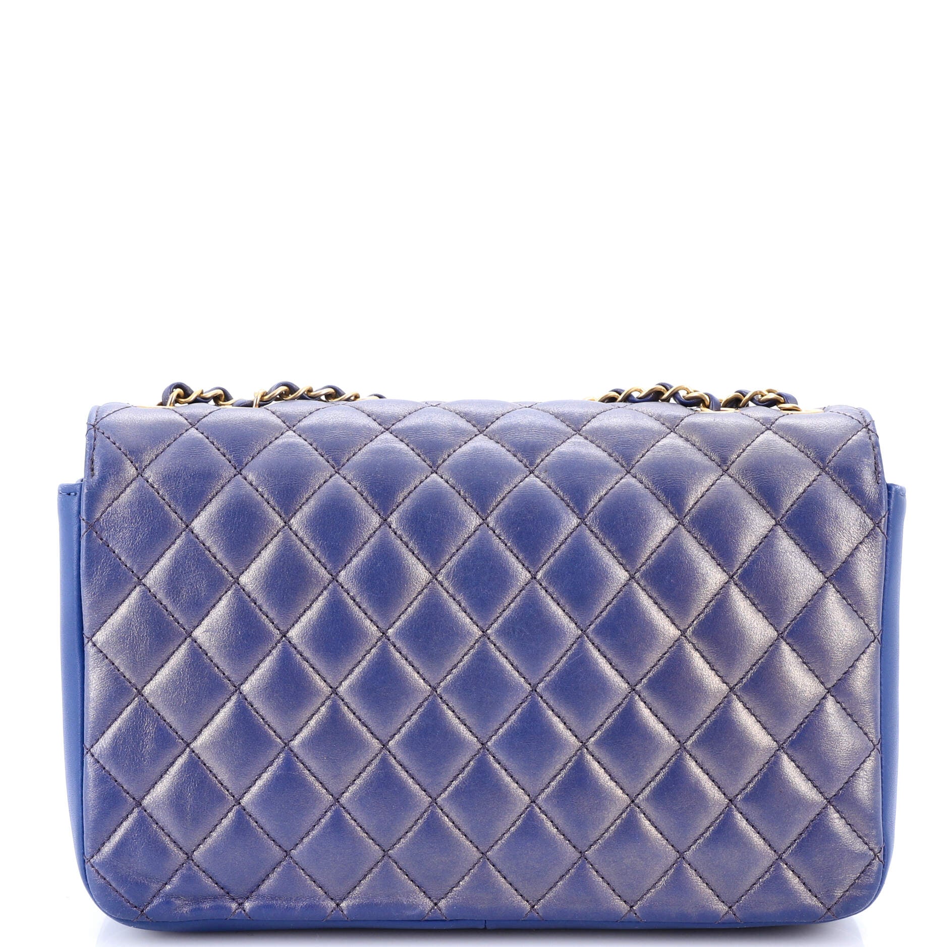 CC Chic Double Flap Bag Quilted Lambskin Medium