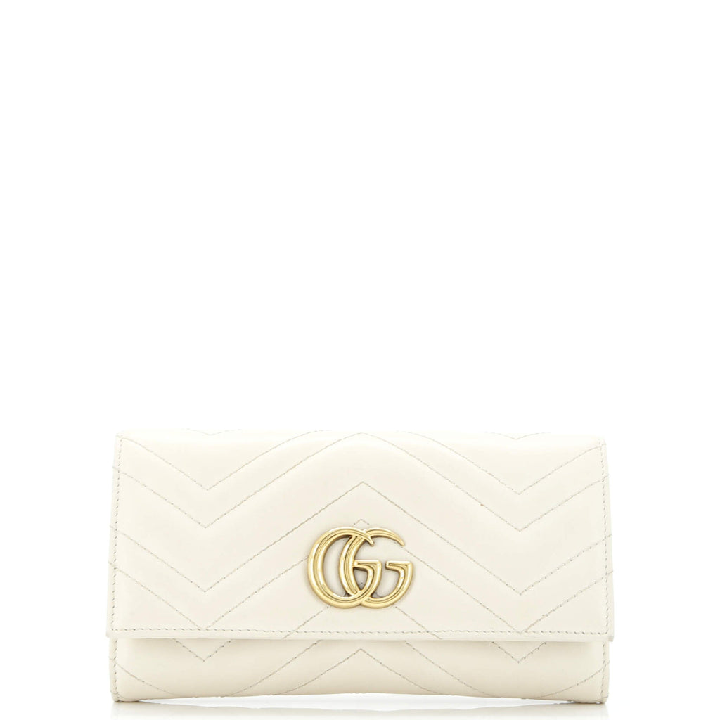 GG Marmont Continental Wallet Matelasse Leather