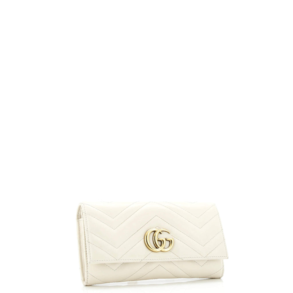 GG Marmont Continental Wallet Matelasse Leather