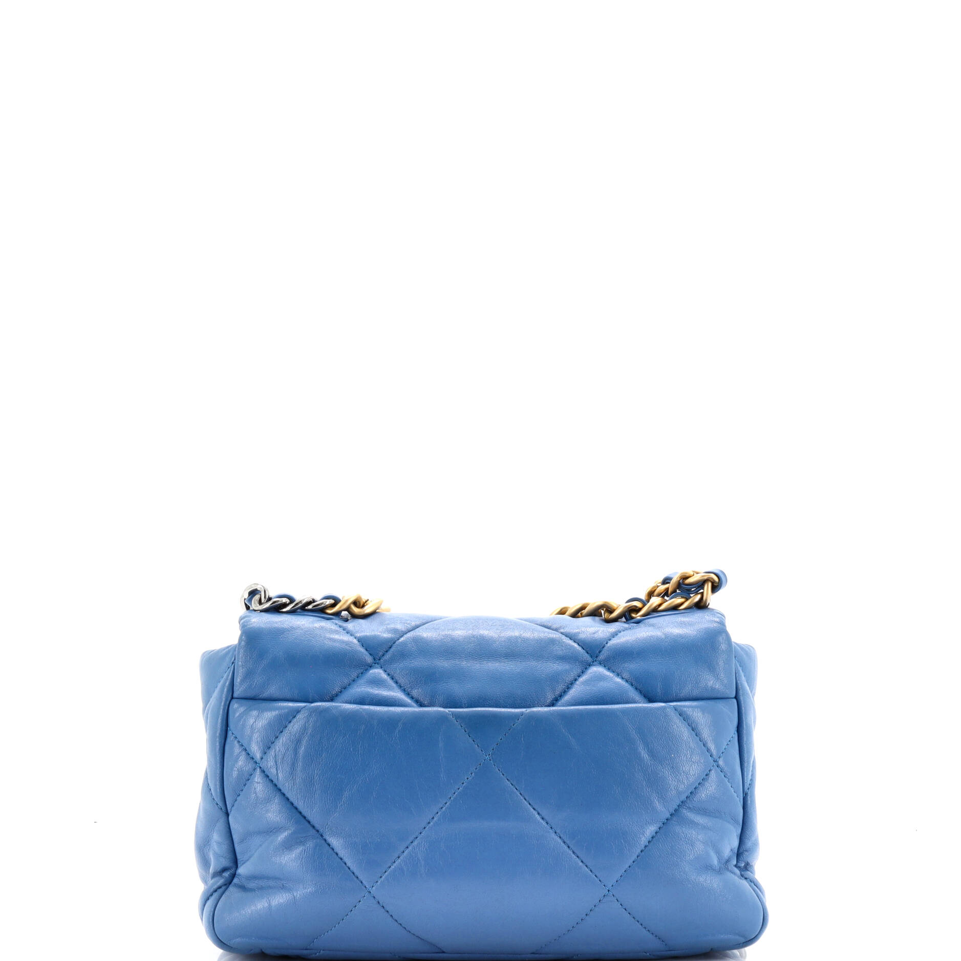 19 Flap Bag Quilted Leather Medium