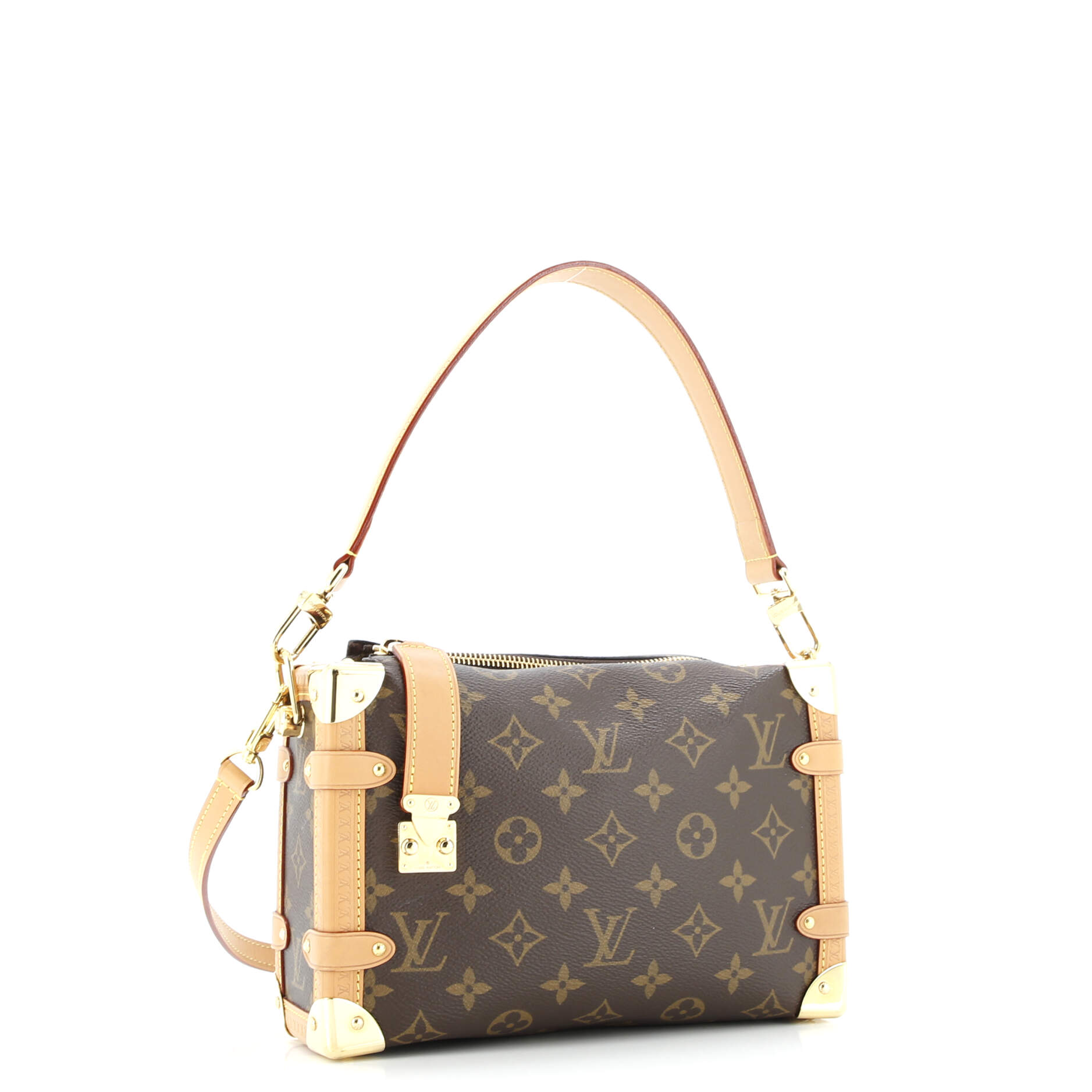 Side Trunk Handbag Monogram Canvas MM