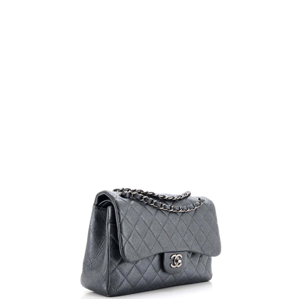 Classic Double Flap Bag Quilted Caviar Jumbo