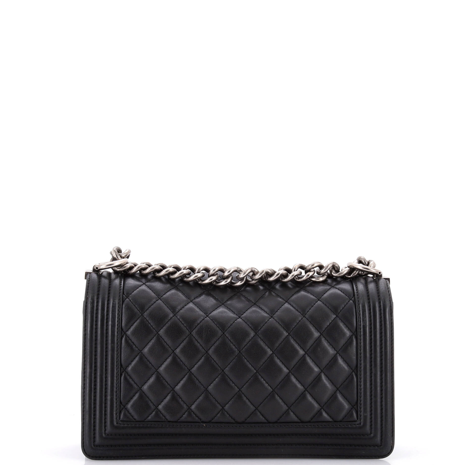Boy Flap Bag Quilted Lambskin Old Medium