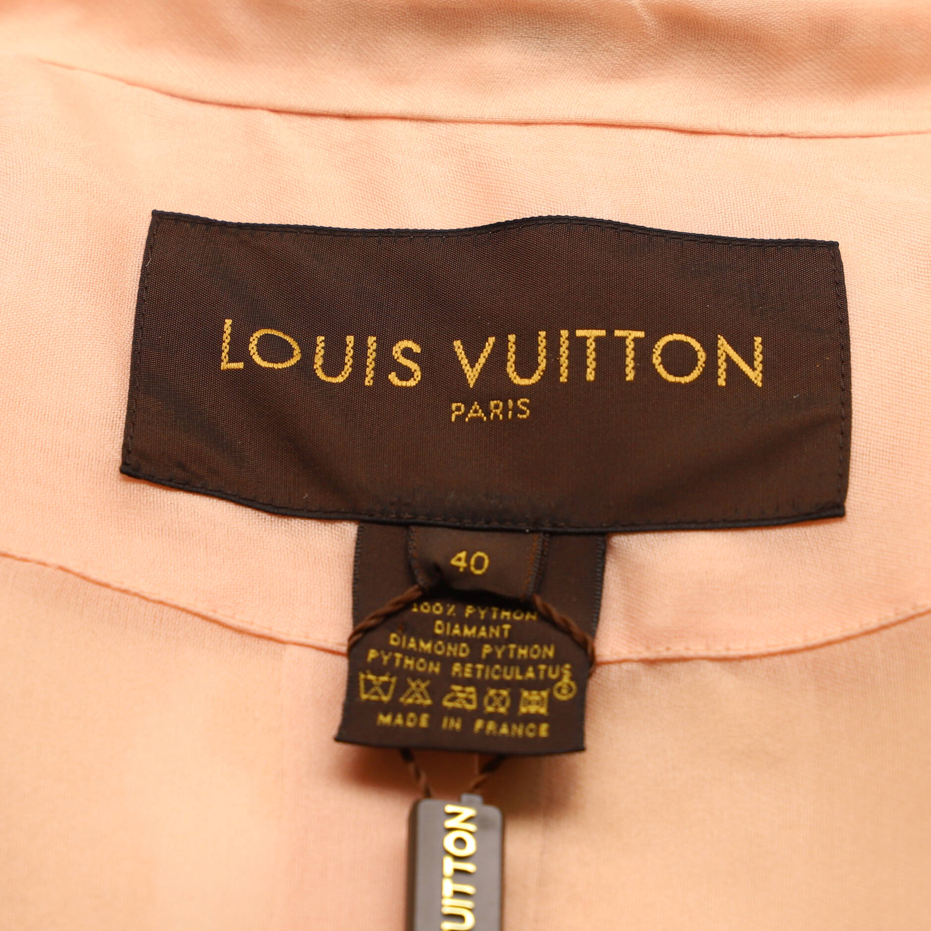 Women's Belted Button Up Coat Python