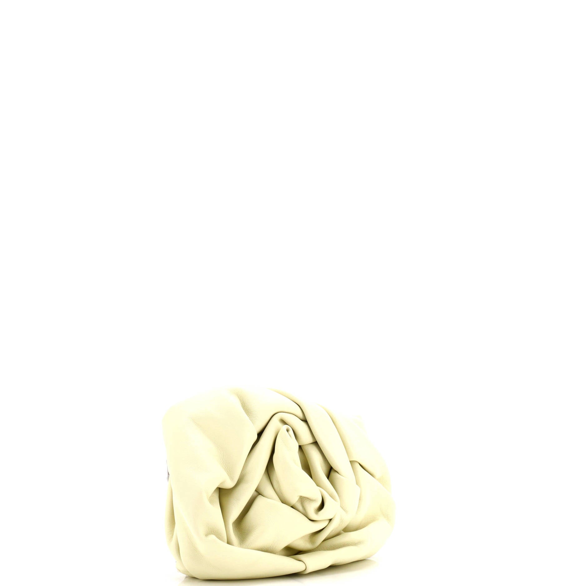 Rose Chain Clutch Leather