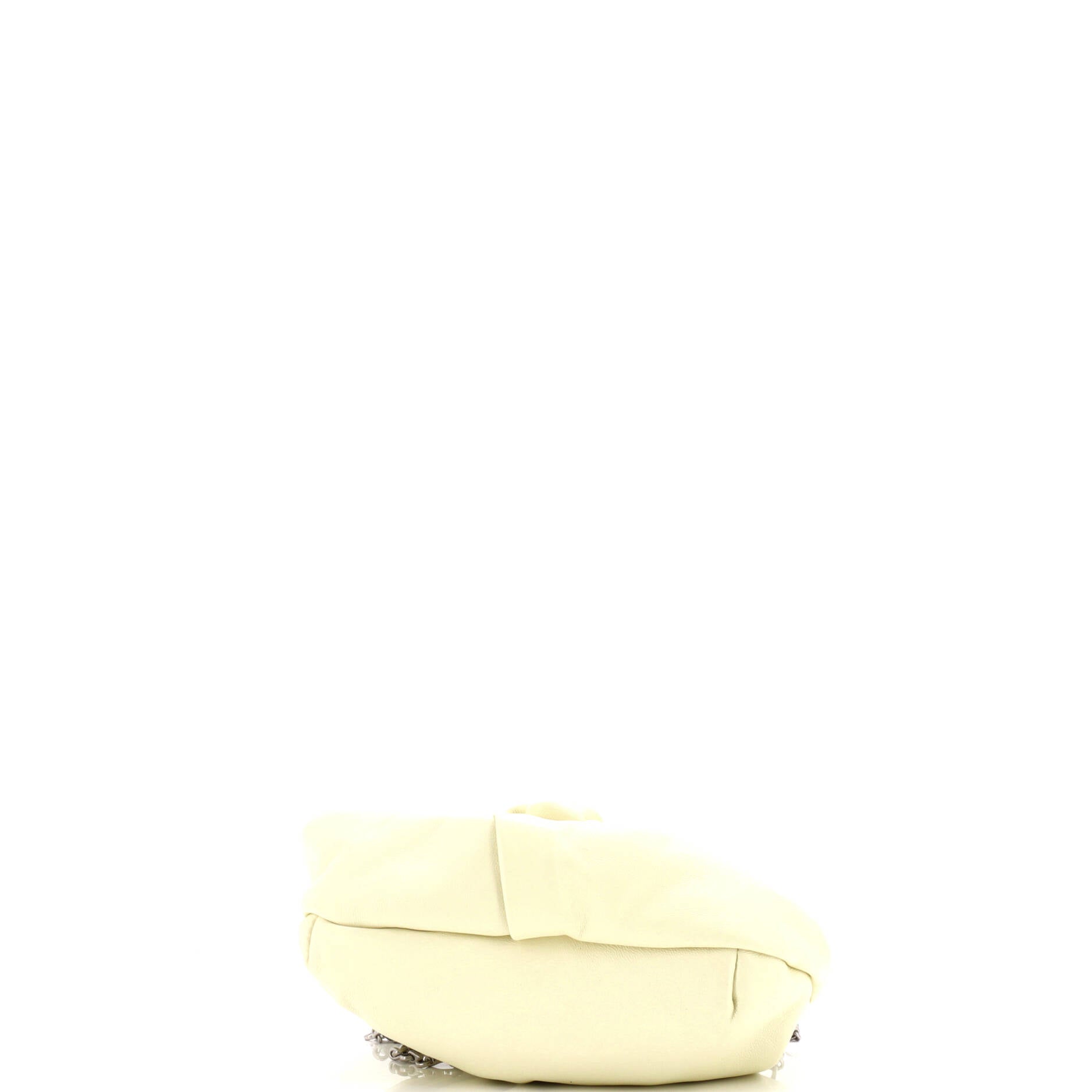 Rose Chain Clutch Leather