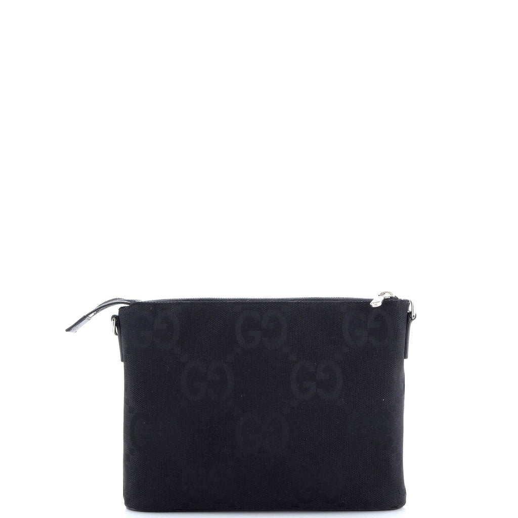 Zip Messenger Bag Jumbo GG Canvas