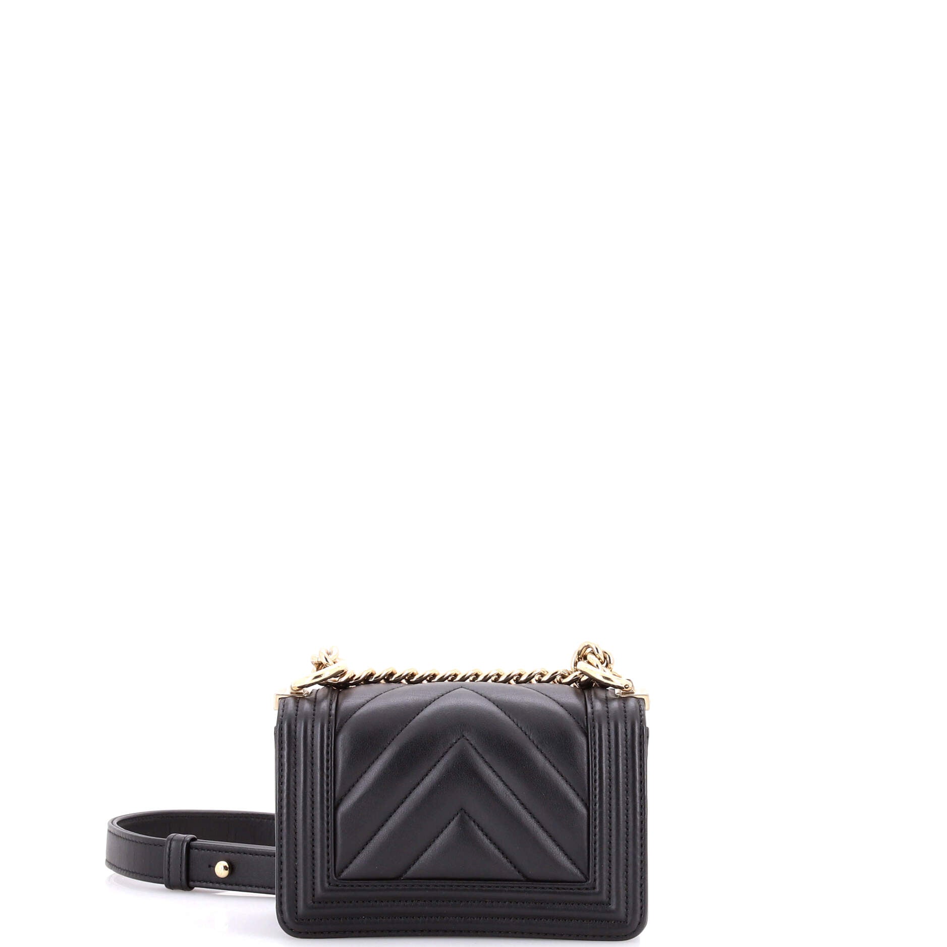 Boy Flap Bag Chevron Lambskin Mini