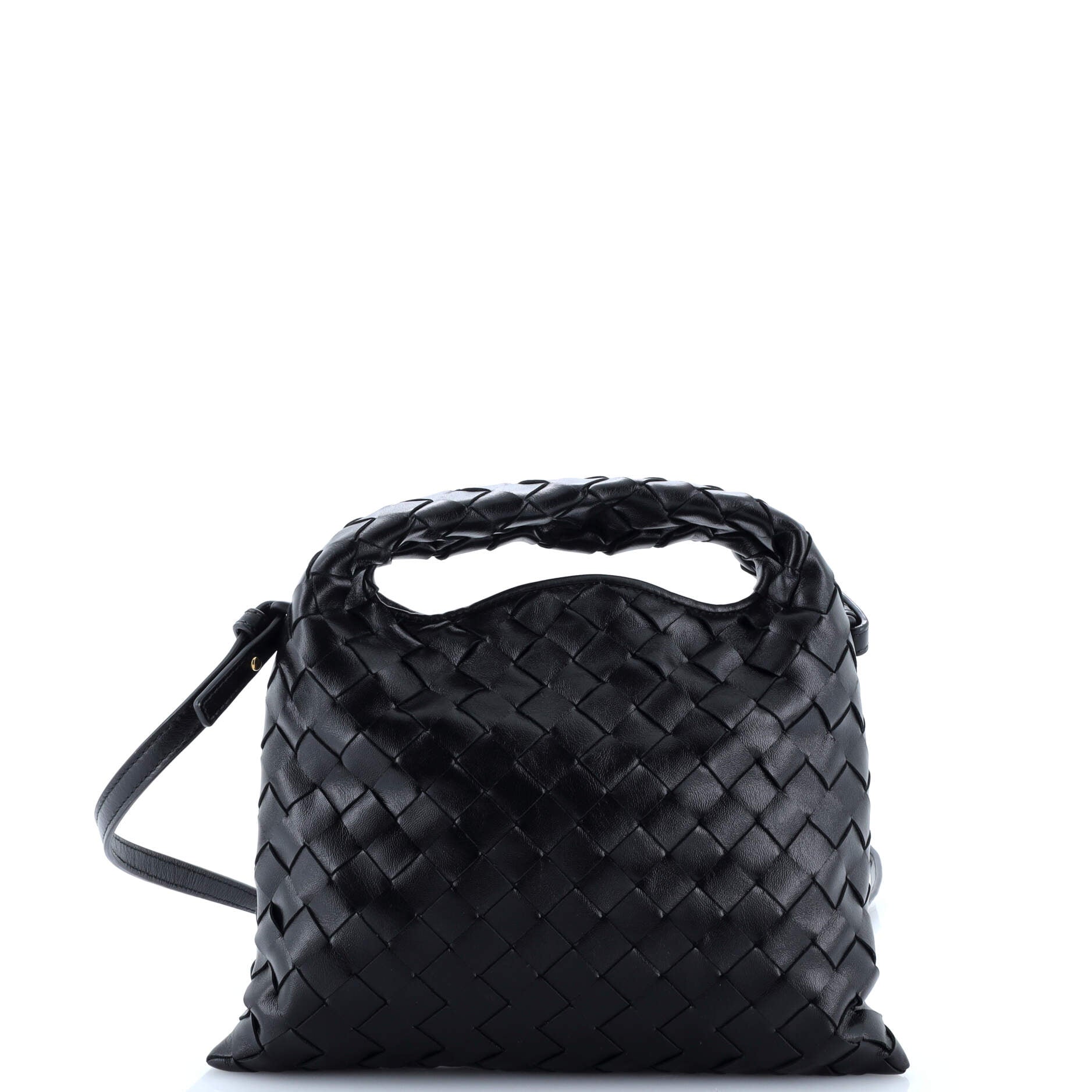 Hop Top Handle Bag Intrecciato Nappa Mini