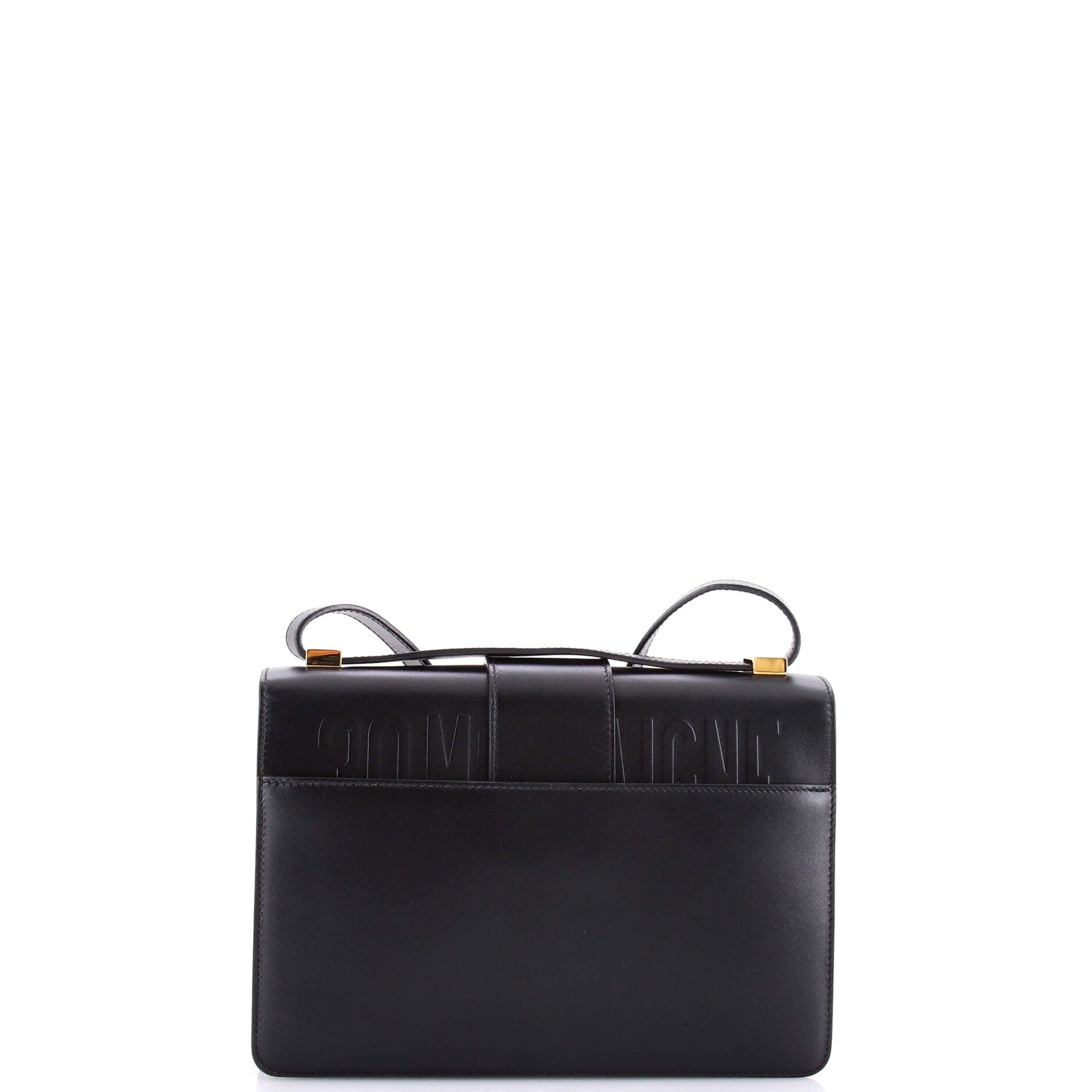 30 Montaigne Flap Bag Leather