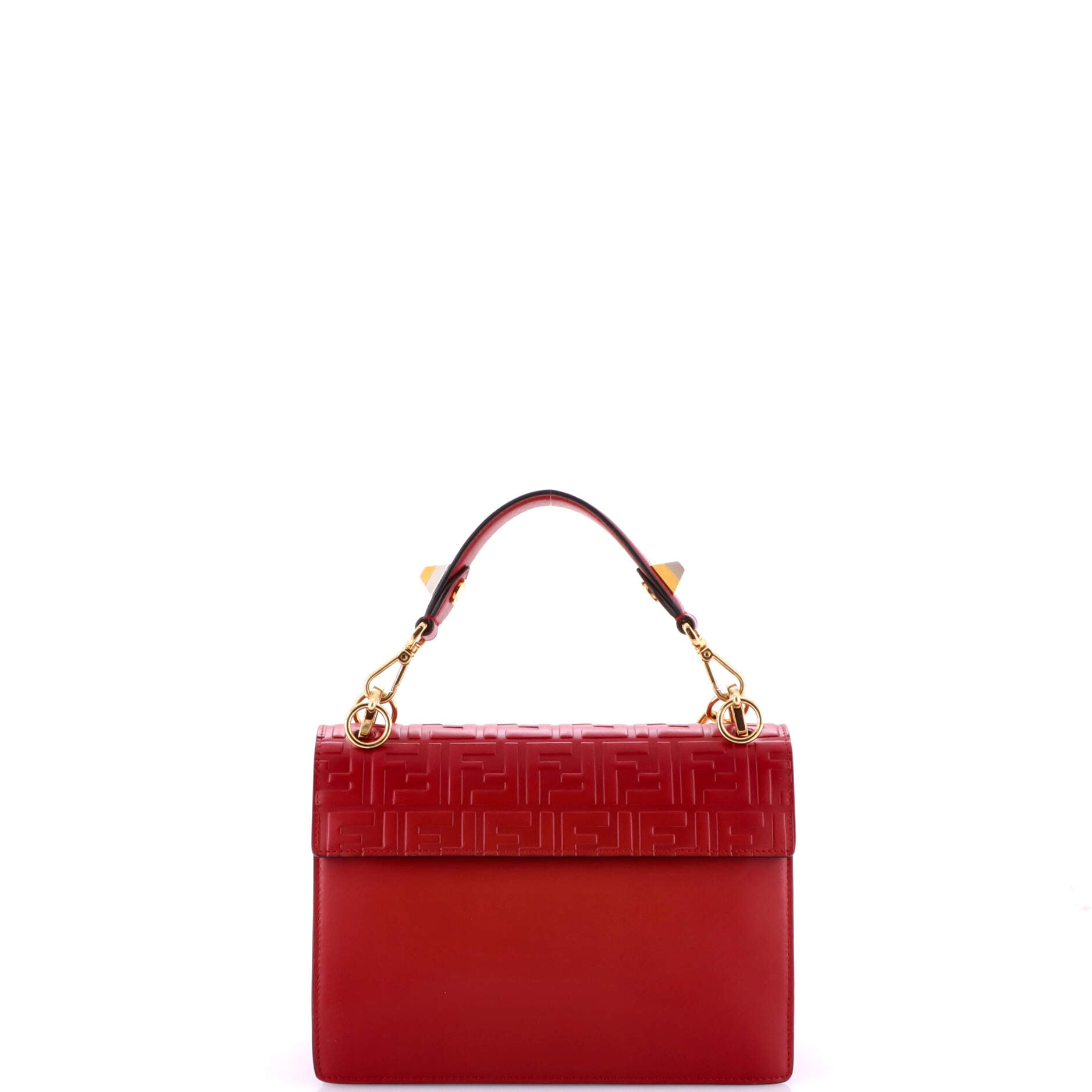 Kan I Bag Zucca Embossed Leather Medium
